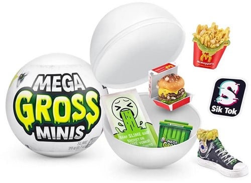 4894680024069	lot de 18 pcs : Zuru 5 Surprise Capsule 9cm Mega Gross Minis in display (18)
