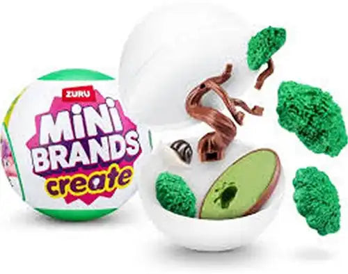 4894680033108 – Colis de 25 pcs : Zuru Mini Brands Create Garden Surprise Ball 10 cm Mini plantes + accessoires assortis en présentoir – Grossiste jouets surprise